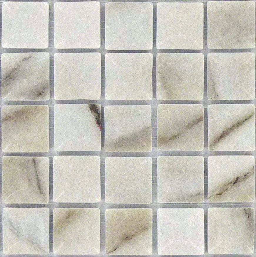 MARBLE TILE - EDNA CALACATTA BR 1" X 1" - EDNA CALACATTA BR