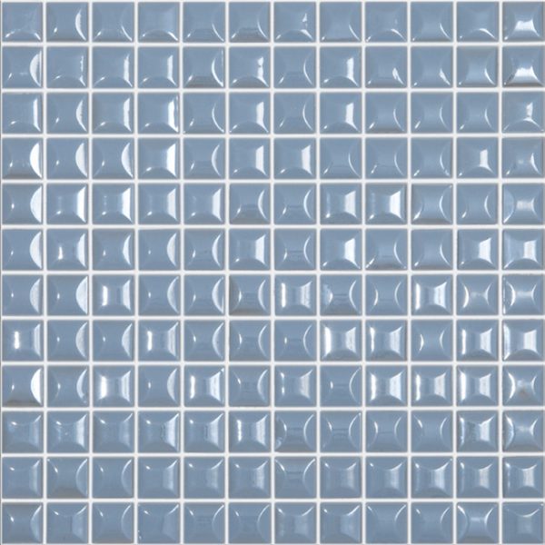 GLASS TILE BLUE EDNA GLACIER 1" X 1" - EDNA GLACIER