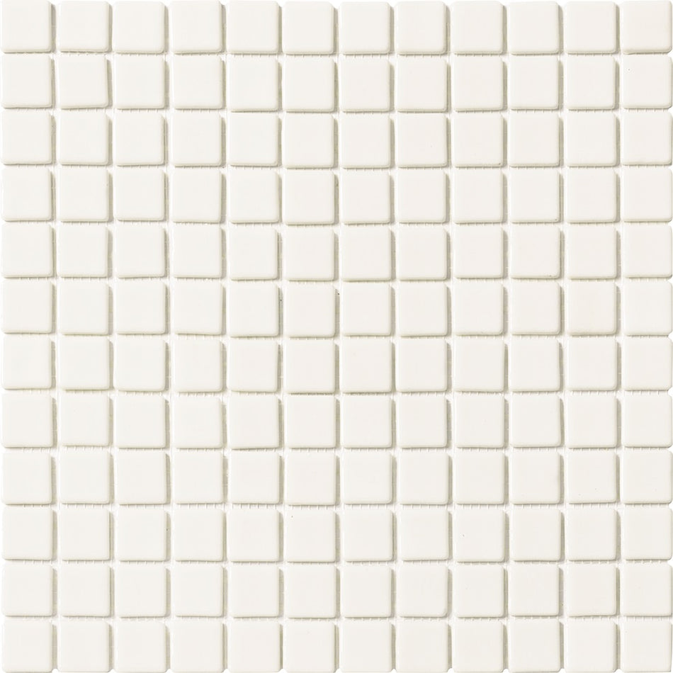 GLASS TILE - SOLID WHITE - F-2001