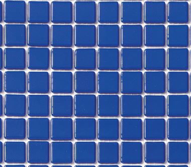 GLASS TILE MARINE BLUE 1" X 1" - F2002