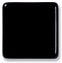 GLASS TILE - SOLID BLACK - F2010