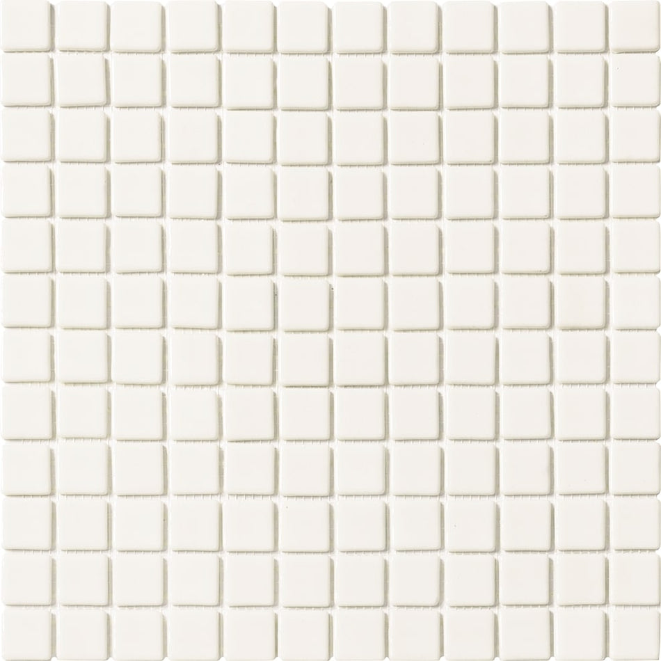 GLASS TILE - SOLID WHITE NON SLIP - F2101