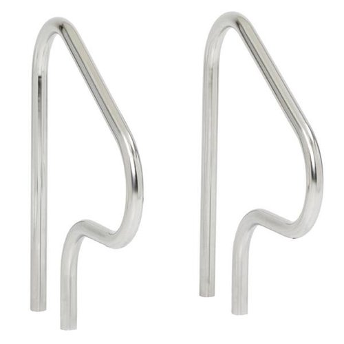 SR Smith F4H-102S Figure 4 single stainless steel pool handrail 26 inch setback for commercial pool contractors