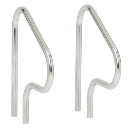 SR Smith F4H-102S Figure 4 single stainless steel pool handrail 26 inch setback for commercial pool contractors