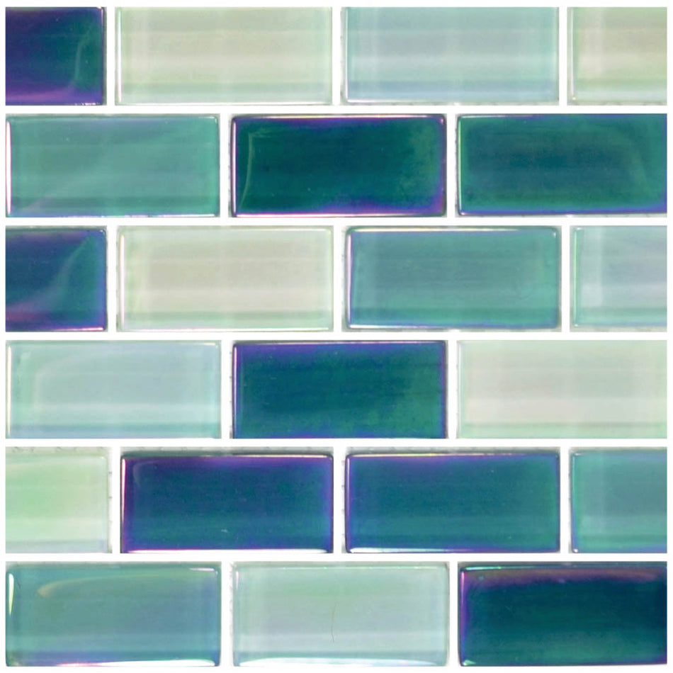 SEA GREEN BLEND 1 X 2 TILE - GC82348G3