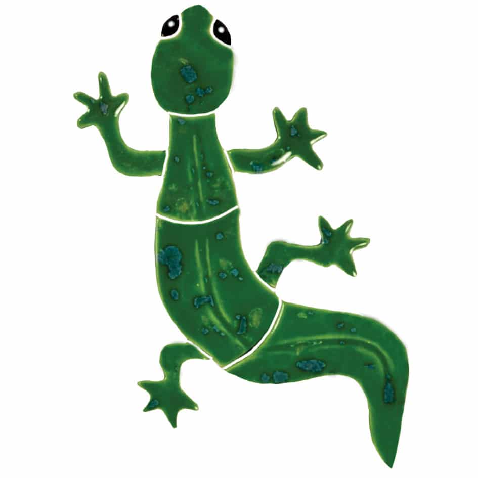 GECKO TILE FIGURE 3'' X 6'' - GREEN - GECGREB