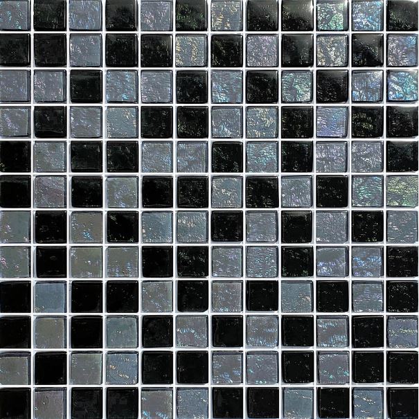 GLASS TILE SLATE 1" X 1" - GG82323K9