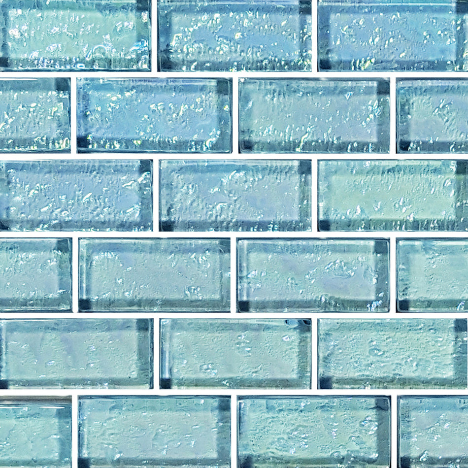 GLASS TILE - AQUAMARINE 1" X 2" - GG82348T9