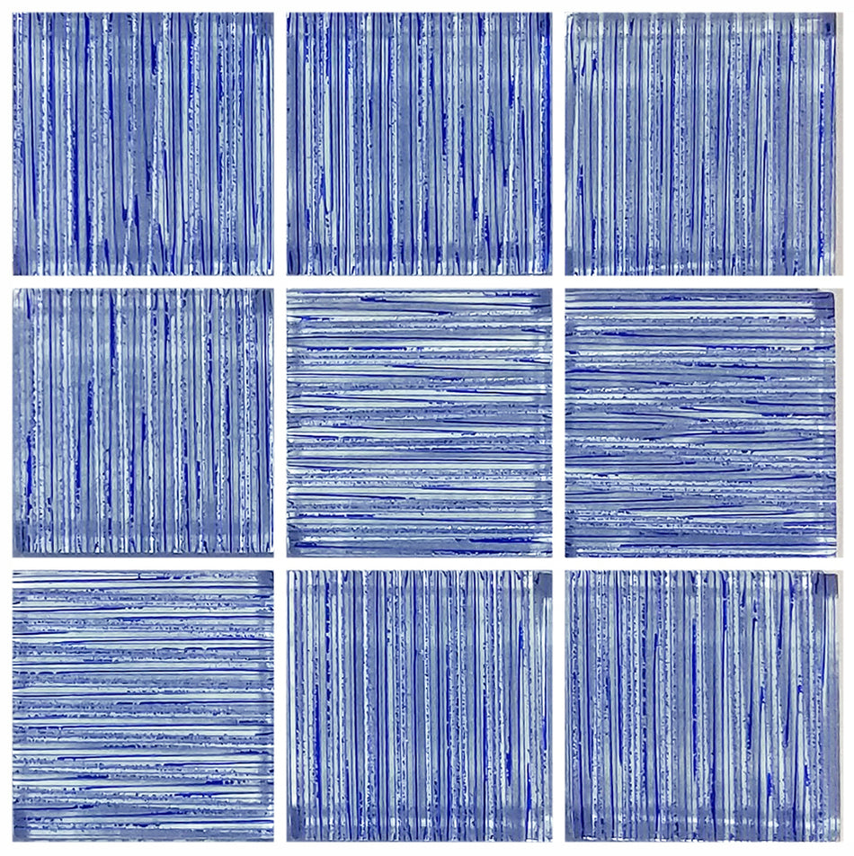 GLASS TILE - BLUE 2" X 2" - GM84848B2