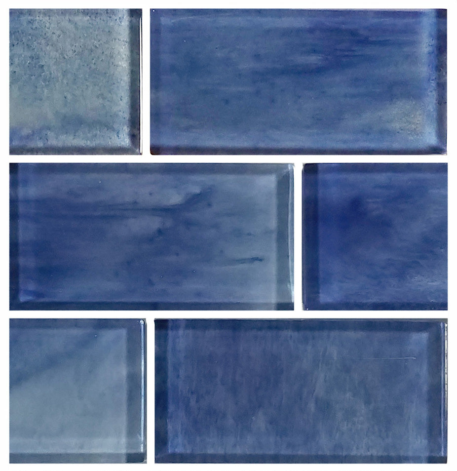 GLASS TILE - STRATUS BLUE 2" X 4" - GS84896B1