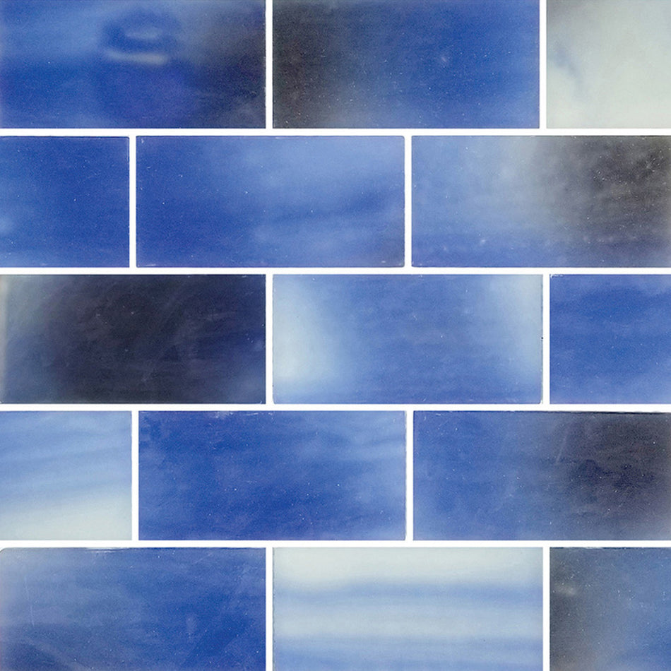 GLASS TILE FROSTED SKY 2" X 4" - GS84896B3