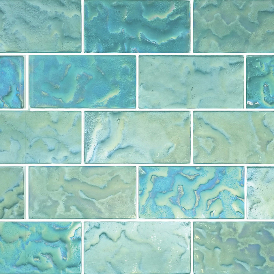 GLASS TILE BLENDS - JADE 2" X 4" - GS84896G1