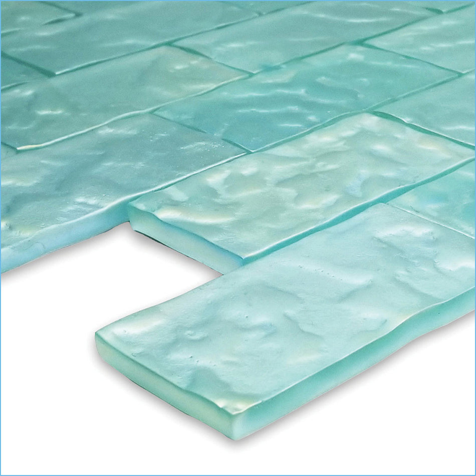 GLASS TILE BLENDS - JADE 2" X 4" - GS84896G1