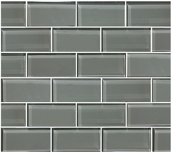 GLASS TILE - GRAY 2" X 4" - GS84896K1