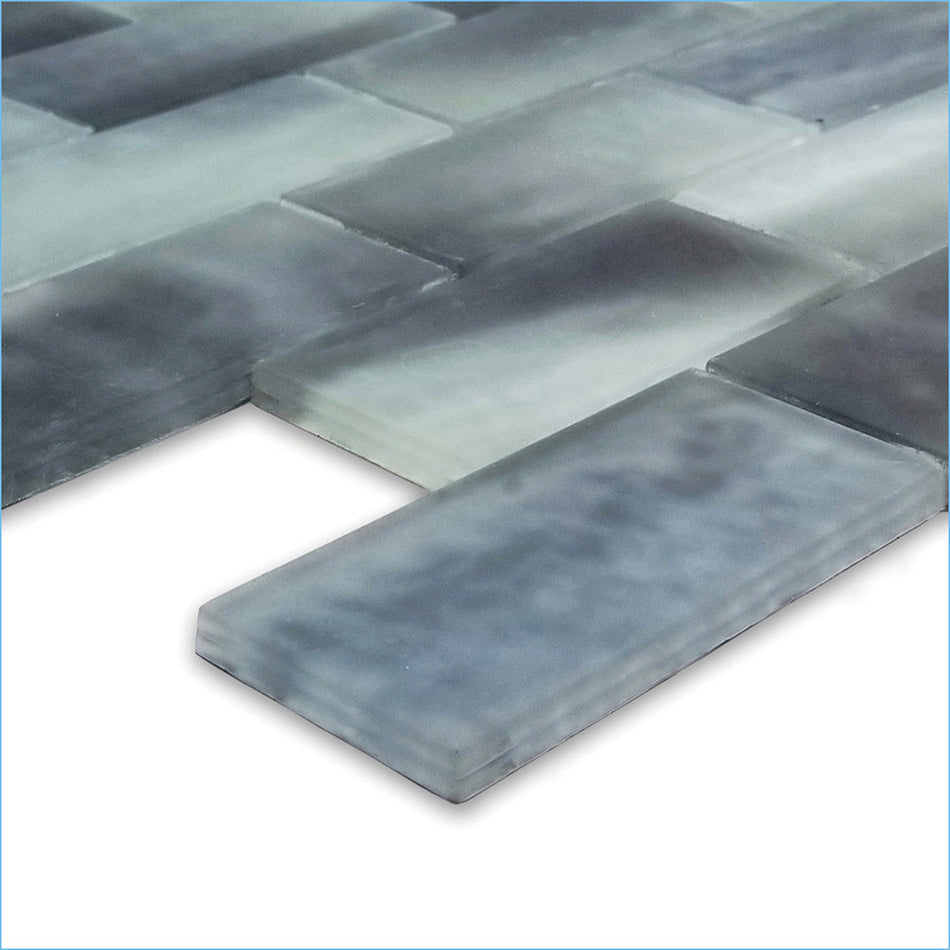 GLASS TILE FROSTED NIGHT - 2" X 4" - GS84896K5