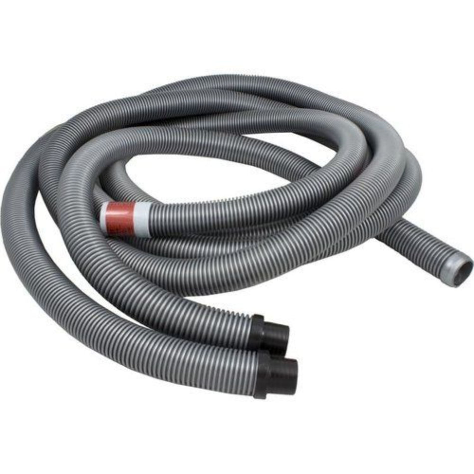 Pentair GW9525 24-foot gray rubber vacuum hose replacement for Kreepy Krauly Lil Shark pool cleaner with connectors