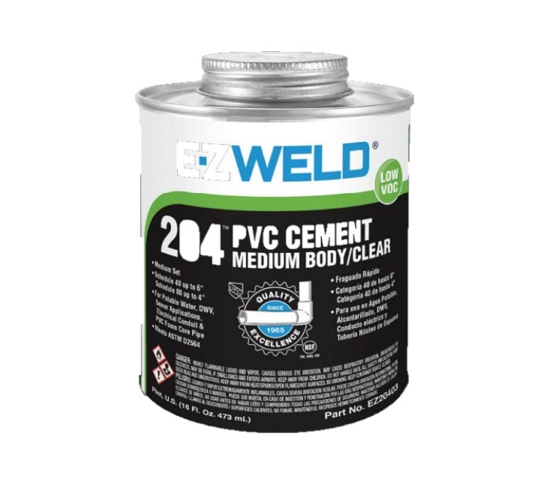 WHITLAM HEAVY DUTY PVC CEMENT - CLEAR QT - HP32