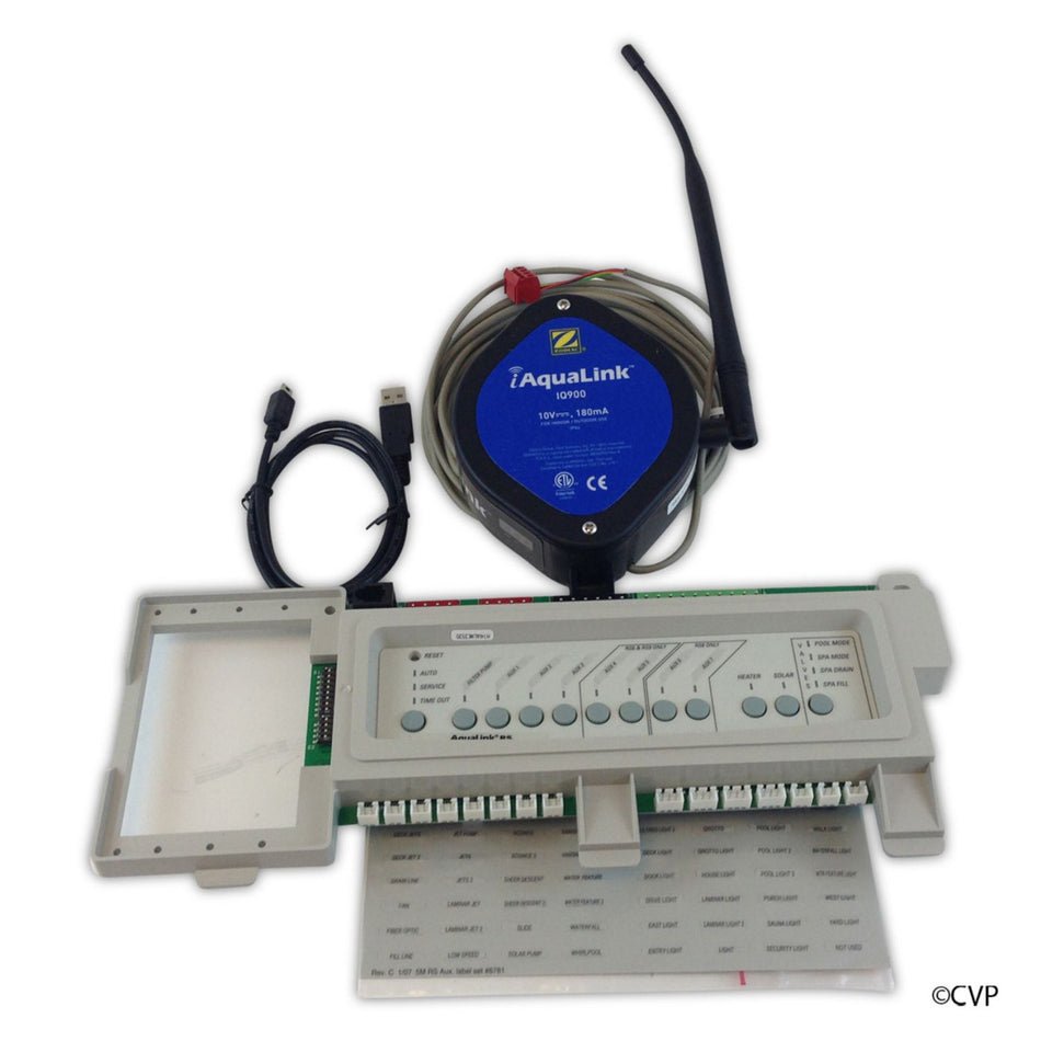 Zodiac iAquaLink IQ900 pool automation kit with WiFi control for professional pool contractor installations