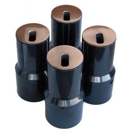 Jandy JDJ2004 deck jets set of 4 with bronze finish creating water arcs for professional pool contractors