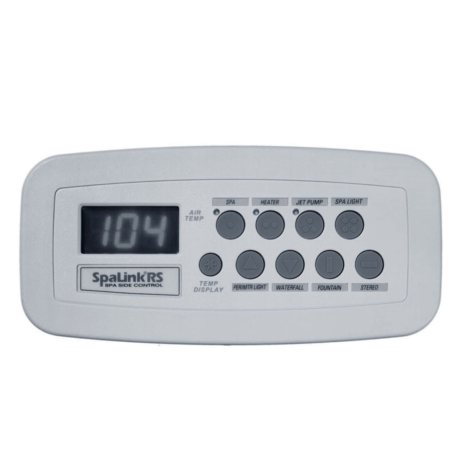 Jandy SpaLink RS 8-function spa remote control with 200ft cable and flush mount frame for professional pool contractor installations