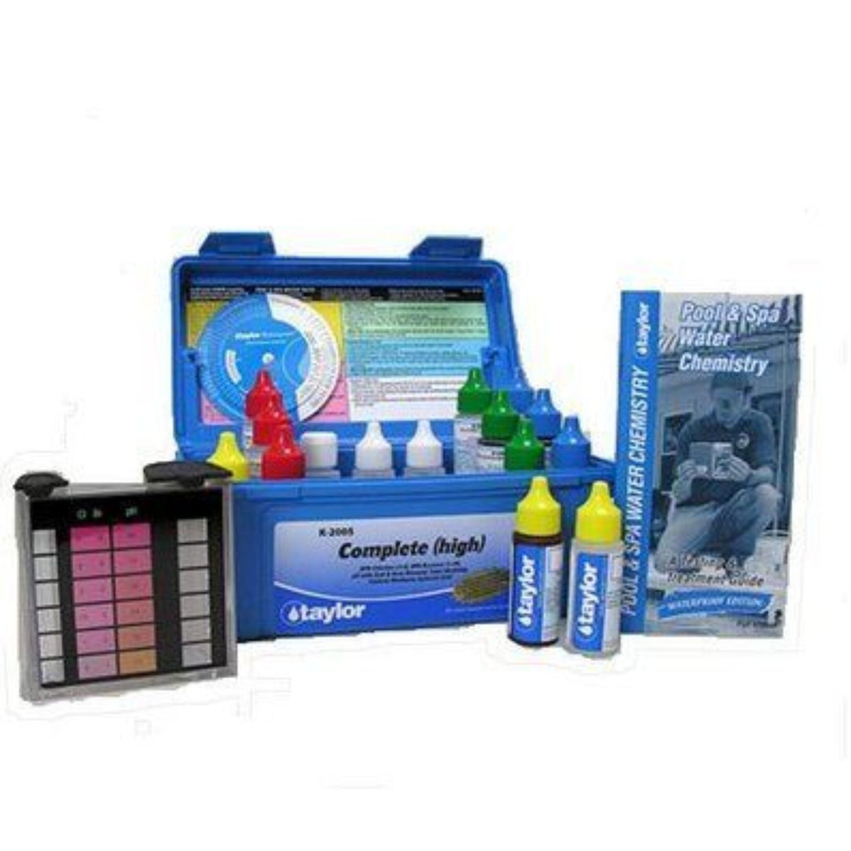 Taylor Technologies K-2005 complete pool and spa water test kit for professional pool contractors and service companies