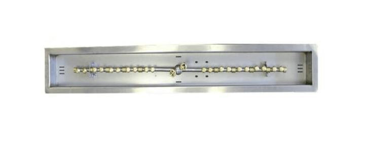 FIRE LINE 96" X 5" SS PAN, AUTOMATIC IGN - KITC-96FLPAN-LP