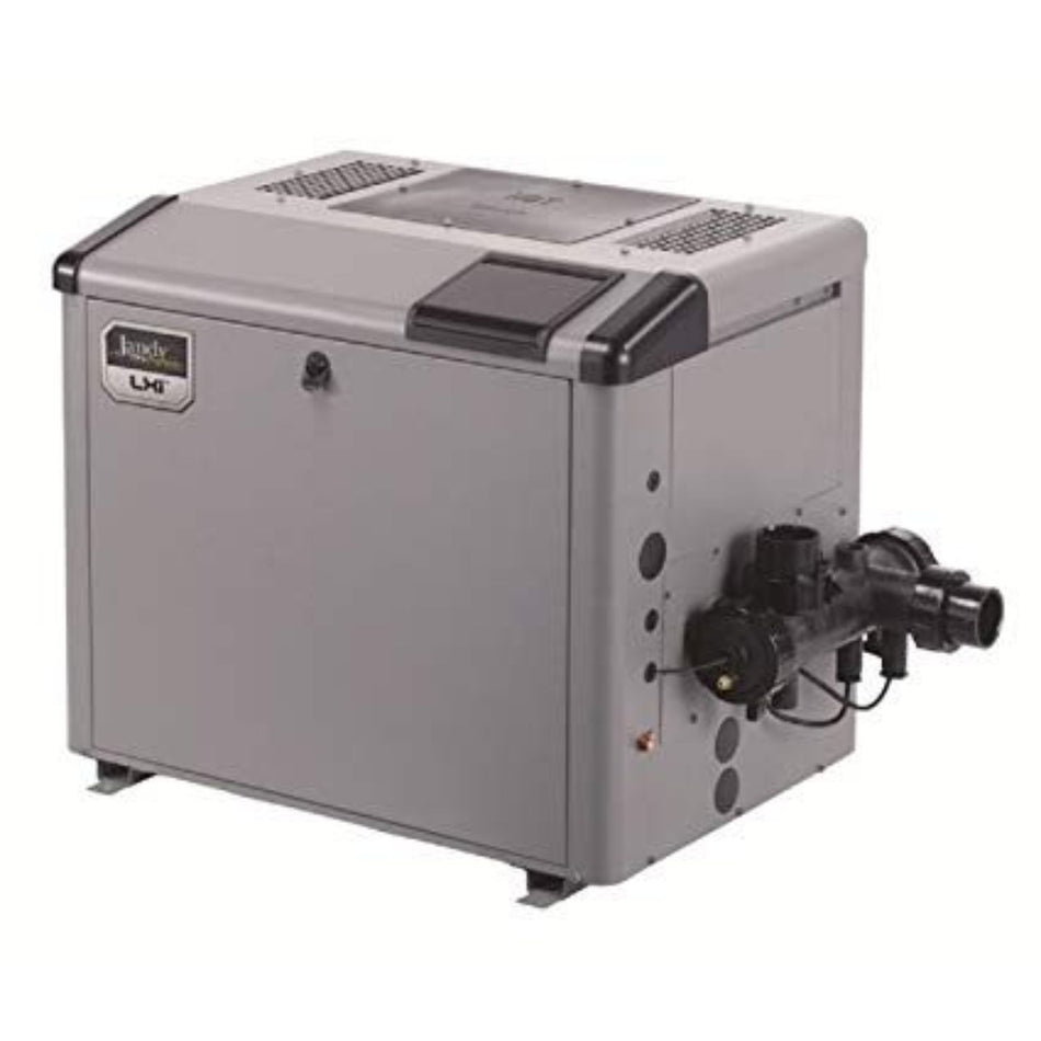 Zodiac LXI250P 250K BTU LP pool heater with digital controls and polymer headers for professional pool contractors