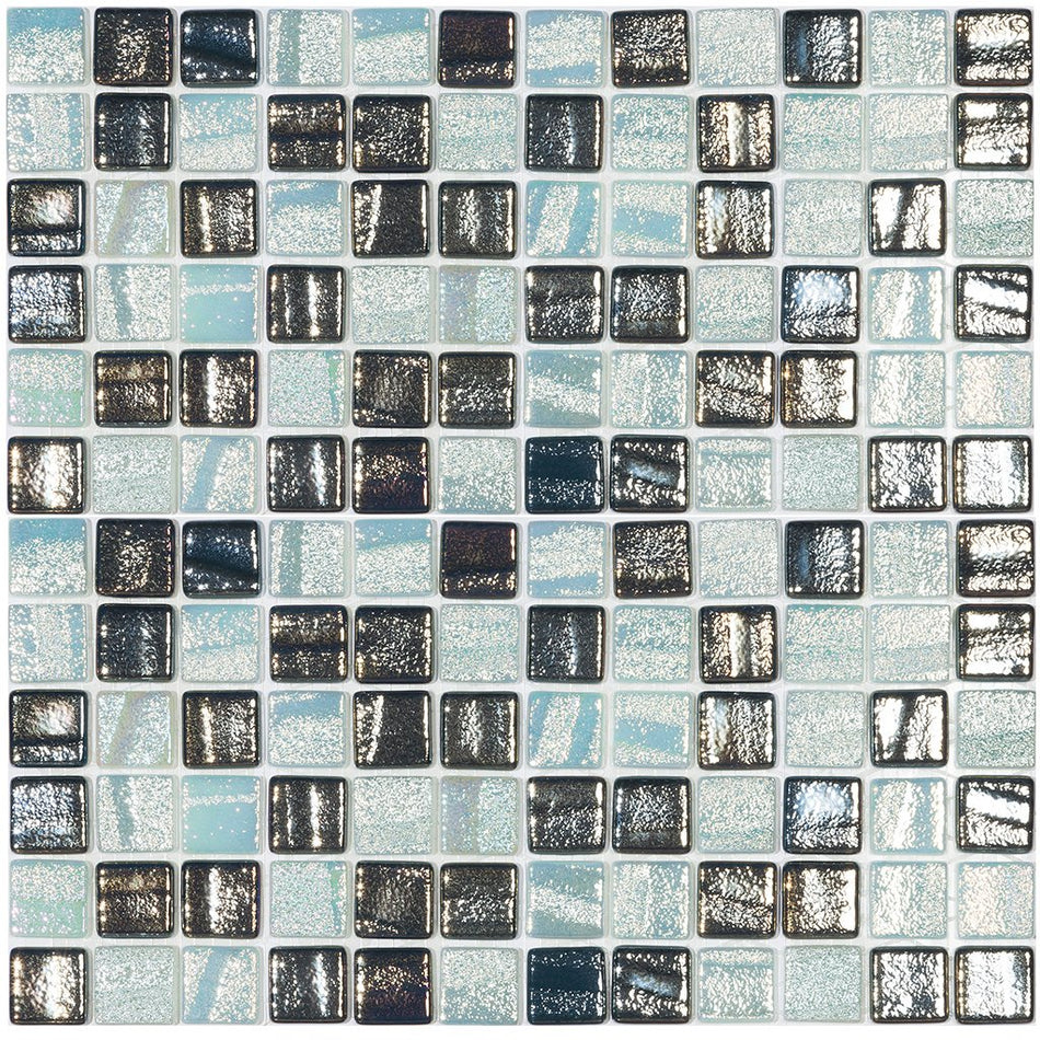 GLASS TILE AQUA BLEND MARCO ISLAND MIX - MARCO ISLAND MIX