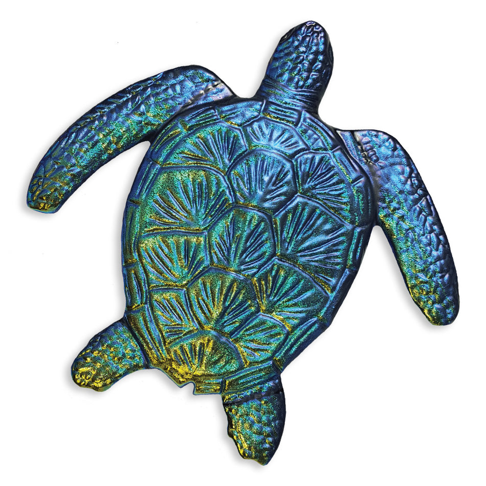 LOGGERHEAD TURTLE MOSAIC 6" - RAINBOW - MTLORAIB