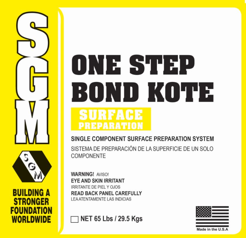 SGM ONE STEP BOND KOTE 65 LBS - ONE STEP BOND KOTE POWDER