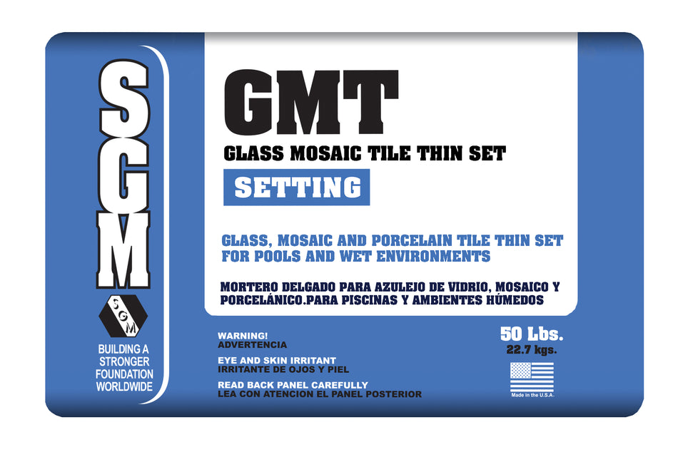 SGM GLASS MOSAIC TILE THIN SET 50 LB - PBC414