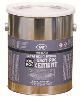 WHITLAM PVC CEMENT - GRAY GL. - PG1