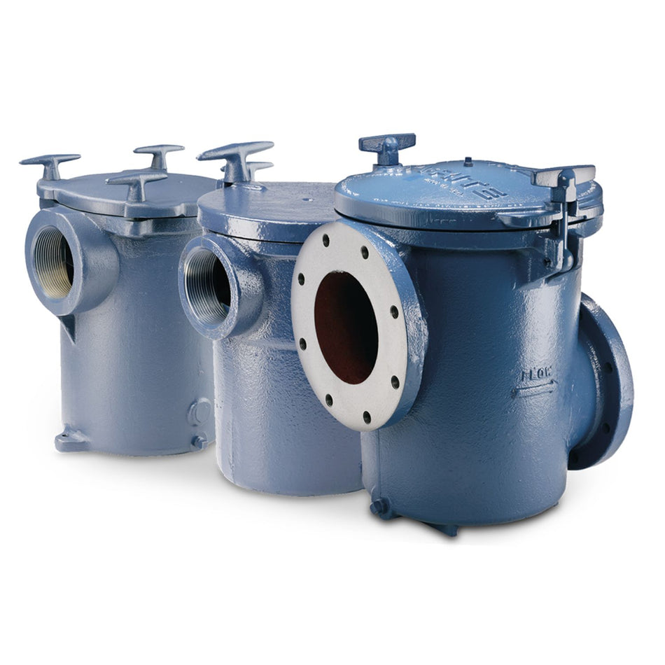 Pentair PKG98 8-inch cast iron pump basket trap with debris basket for commercial pool contractors and LTH LTM series pumps
