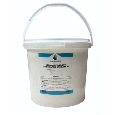 AQUAMAX Granular Trichlor 22lb bulk container professional pool chlorine for contractors and commercial pool maintenance