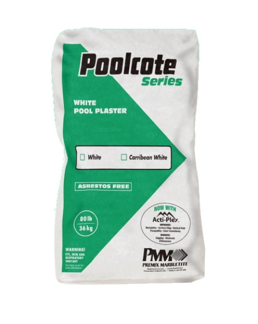 PREMIX POOLCOTE WHITE 80 LB - PM050700