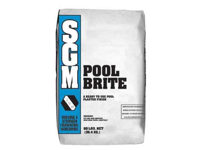 SGM POOL BRITE - WHITE 80 LB - POOL BRITE