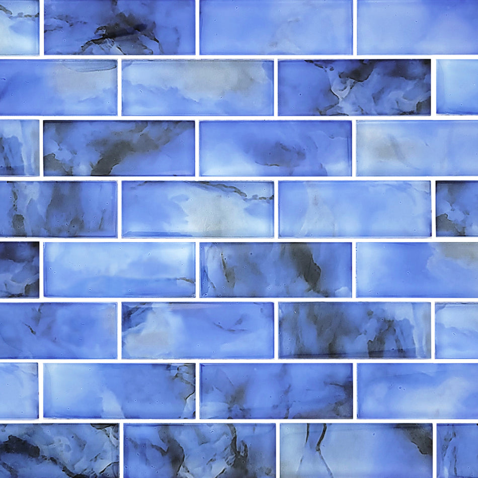 GLASS TILE CLOUD BLUE 1.5" X 4" - PS8154B25