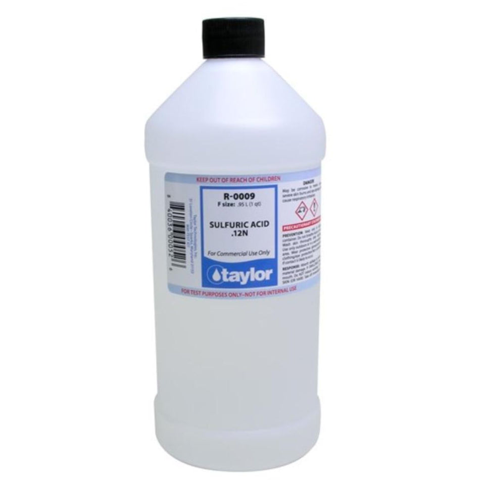 TAYLOR SULFURIC ACID.12N, 32 OZ - R-0009-F