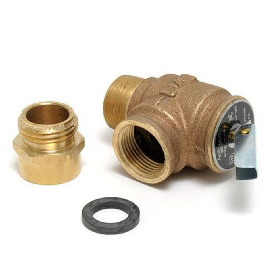 Jandy R0336100 pressure relief valve for pool heaters - 75 PSI polymer construction safety component for contractors