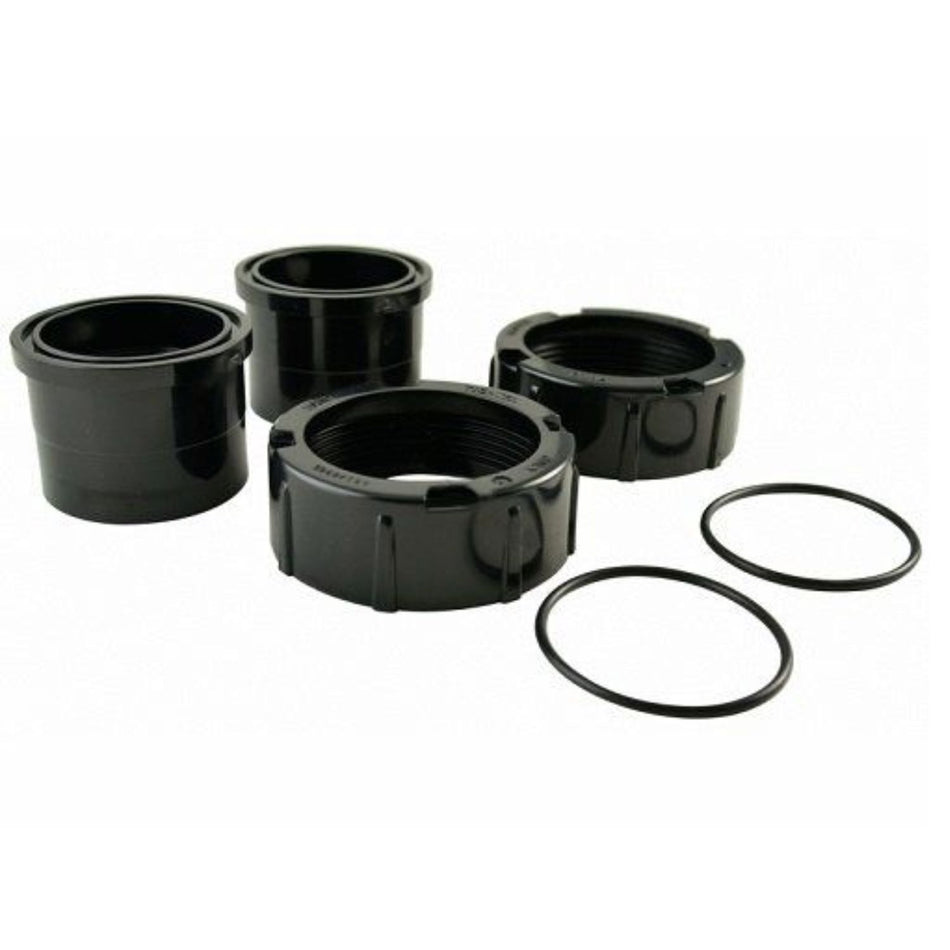 Jandy VS PlusHP Union Set R0449000 with tailpieces, coupling nuts and O-rings for professional pool contractor installations