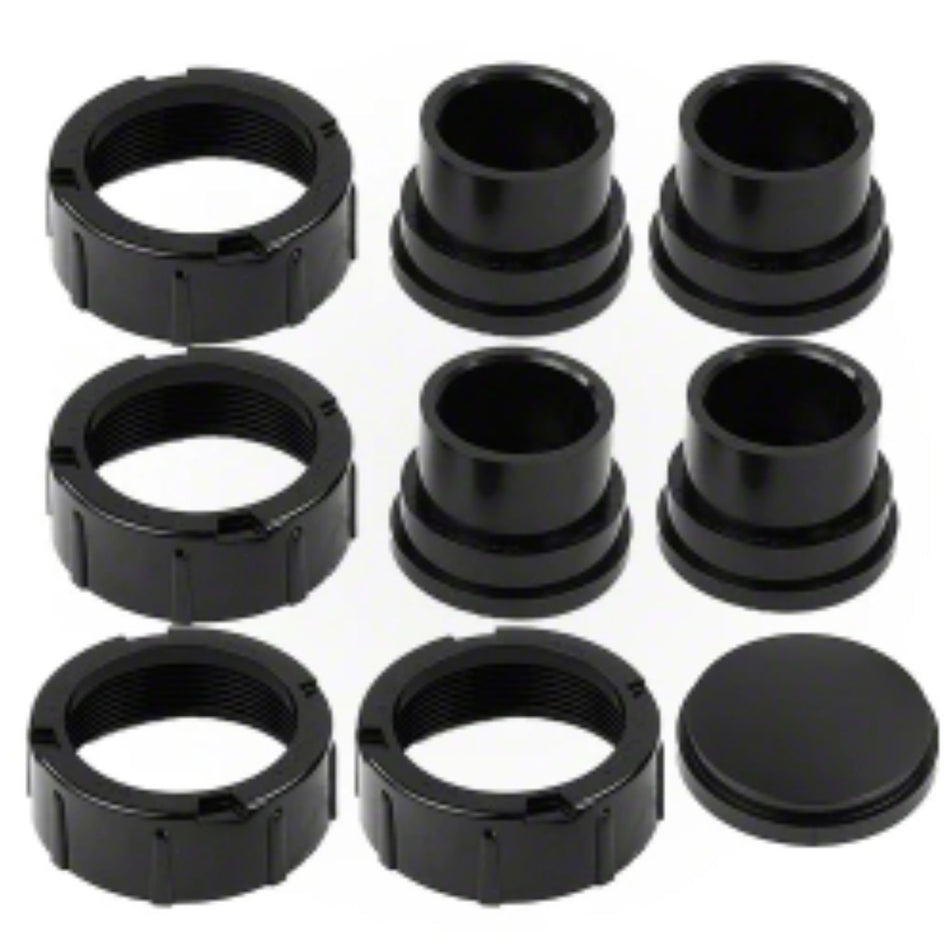 Jandy R0462600 50MM tailpiece cap and union nut set for CS Series pool filter professional installation