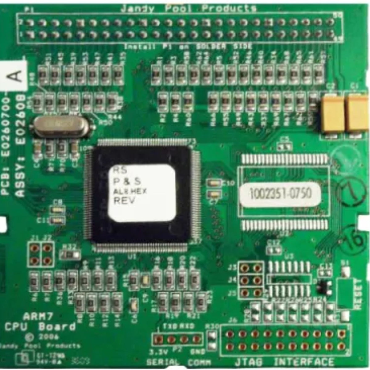 Zodiac R0466805 RS6 CPU circuit board replacement for AquaLink RS 6 pool control systems used by professional pool contractors