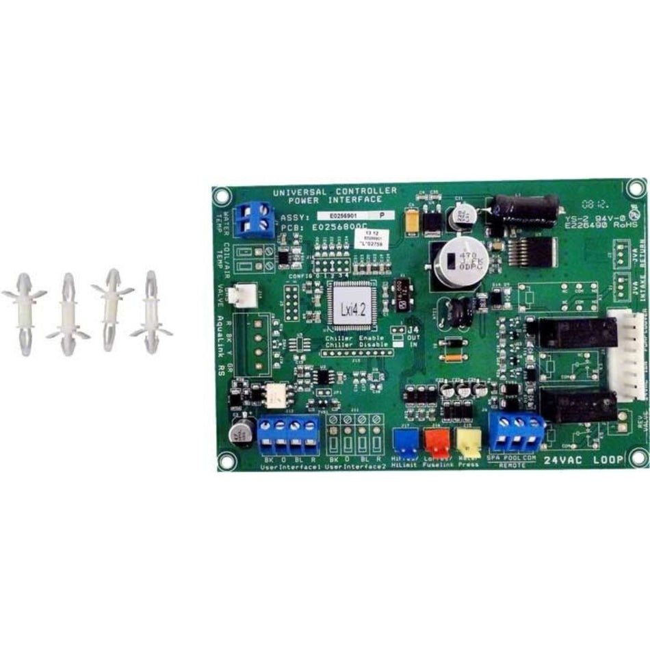 Jandy R0470200 Universal Control Power Interface circuit board for Legacy LRZE pool spa heaters professional replacement part