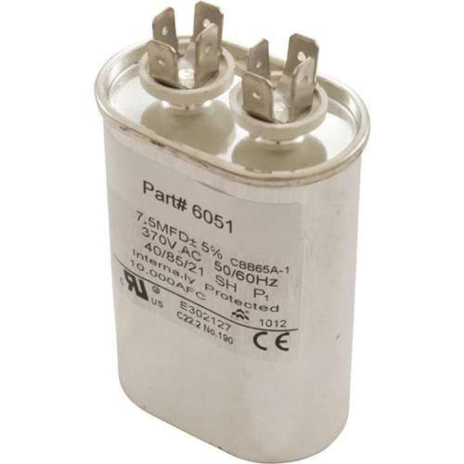 Jandy R0576600 7.5 MFD motor run capacitor for Pro Series heat pumps - professional pool service replacement part
