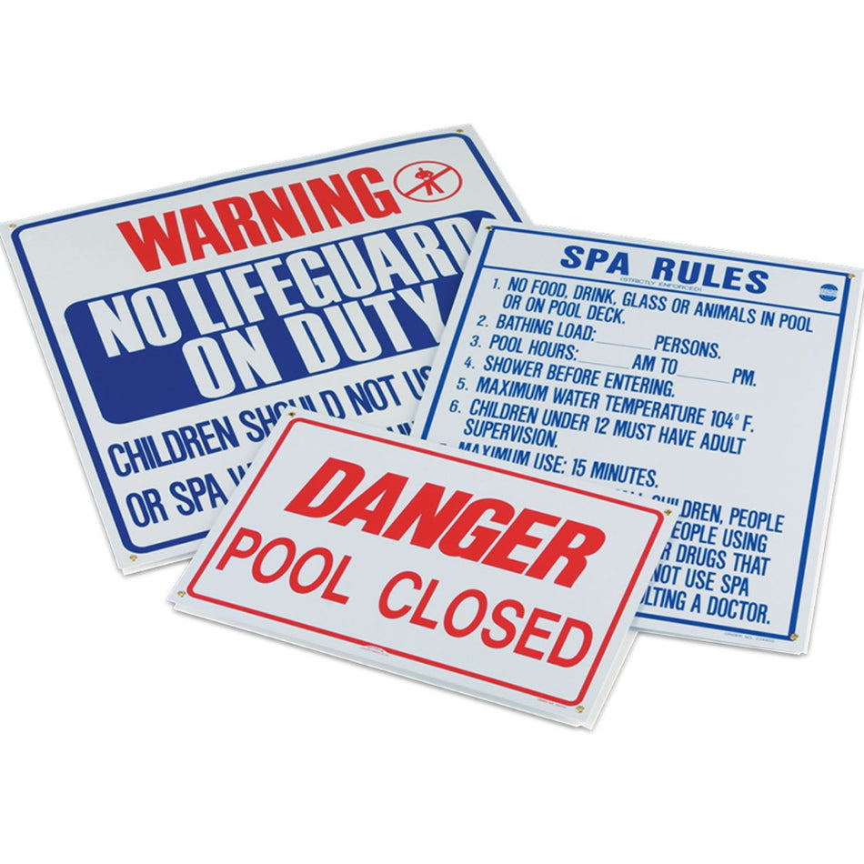 PENTAIR SIGN NO DIVING ALLOWED 24 X 24 - R233800