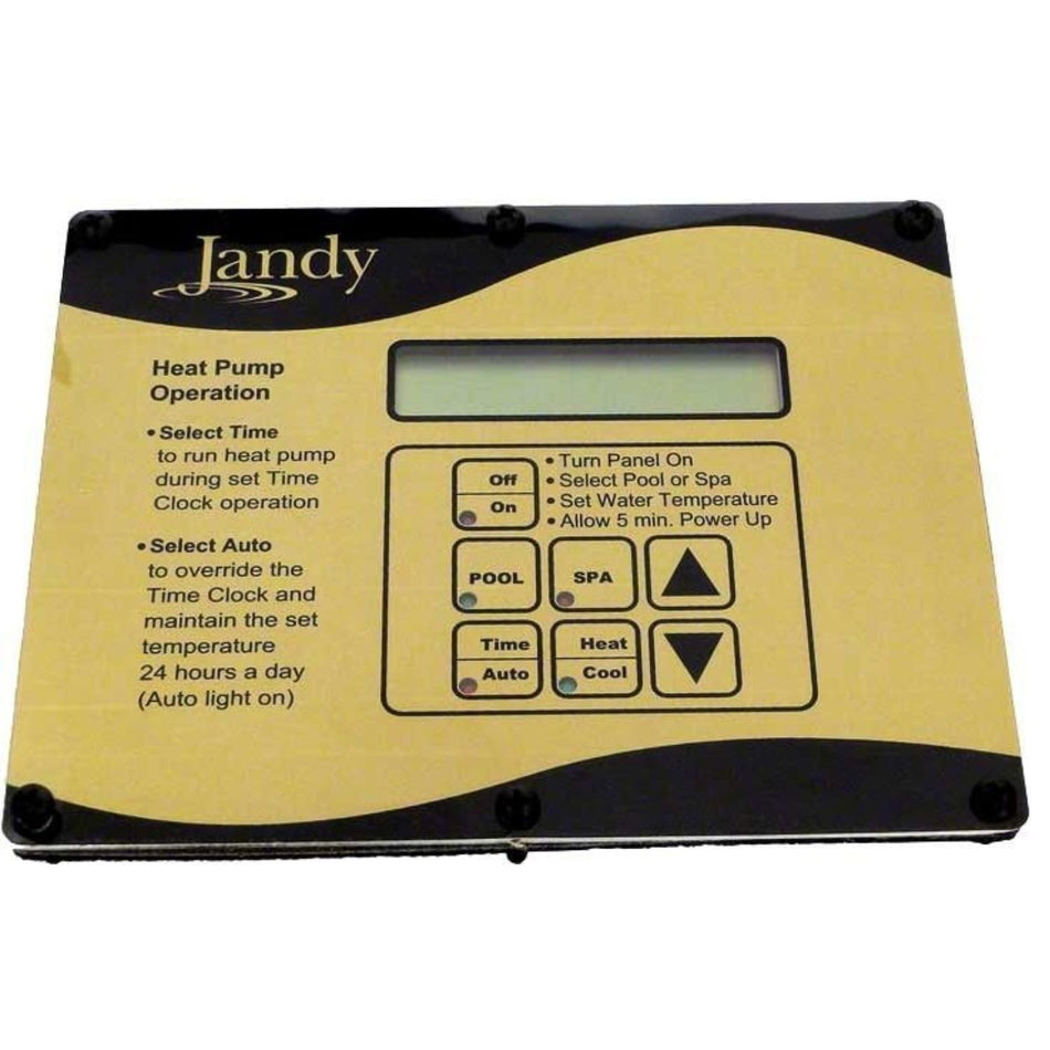 Jandy R3001300 7-button control panel for AE-Ti heat pumps compatible with pool contractor installations