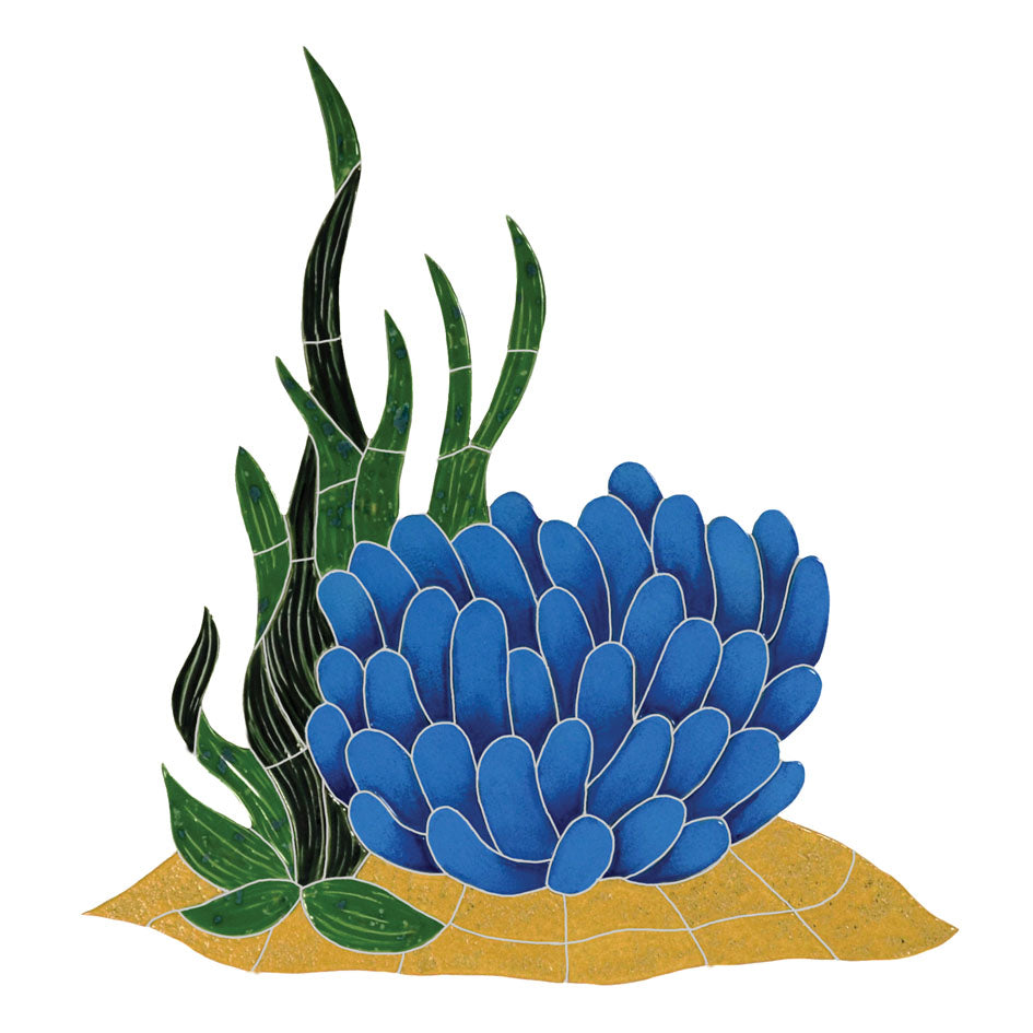 TILE FIGURE ANEMONE REEF ACCENT - RANBLUOM