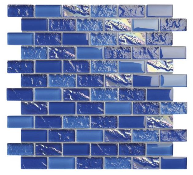 GLASS TILE BAHAMA BIMINI 1" X 2" - S0011