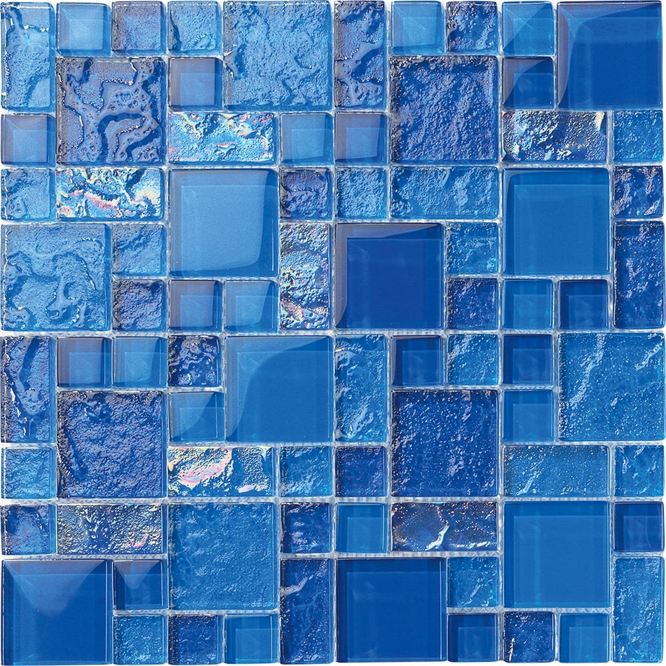 BAHAMA BIMINI GLASS TILE - MIXED - S0021