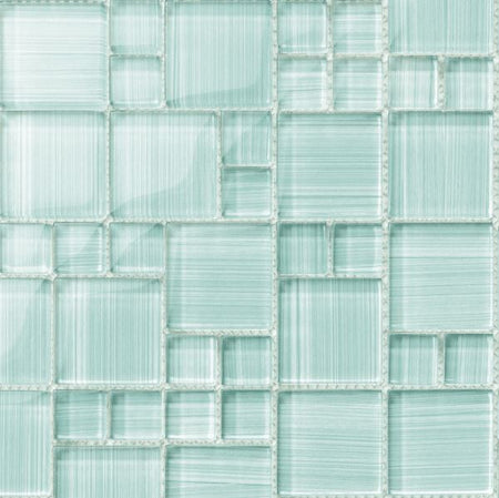 Alttoglass Hawai turquoise mixed glass mosaic tile S0025 for professional pool contractors and spa installations